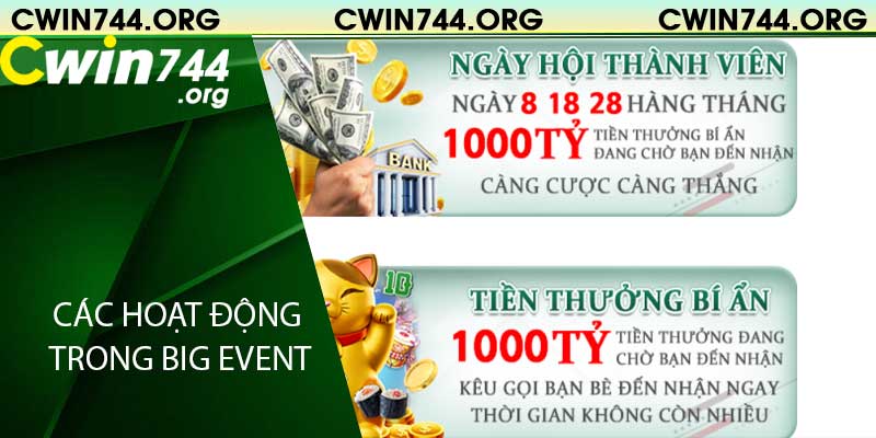 Các hoạt động trong Big Event